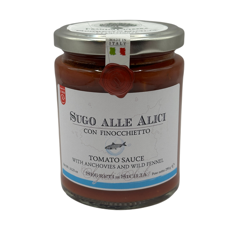 Sugo alle Alici con Finocchietto Siciliano – Tomatensauce mit Sardellen & wildem Fenchel (290 g)