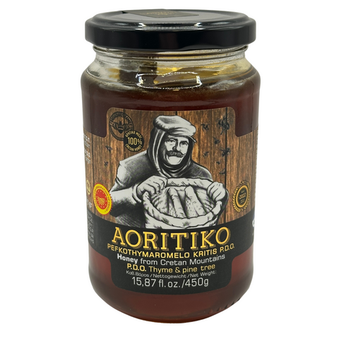Thymian- & Pinienhonig P.D.O. aus Kreta (450 g)