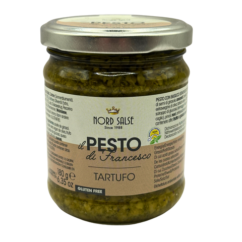 Pesto al Tartufo – Trüffelpesto mit Basilikum (180 g)