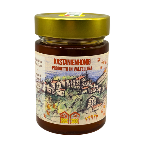 Kastanienhonig aus dem Veltlin (400 g)