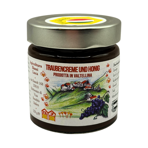 Traubencreme und Honig aus dem Veltlin (230 g)