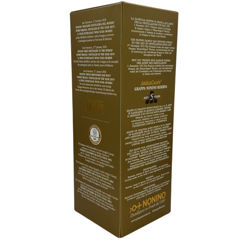 Grappa Riserva AnticaCuvée 5 Years