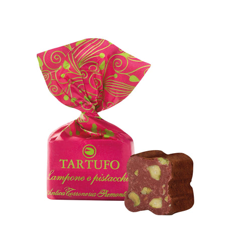 Tartufi Raspberry & Pistacchio