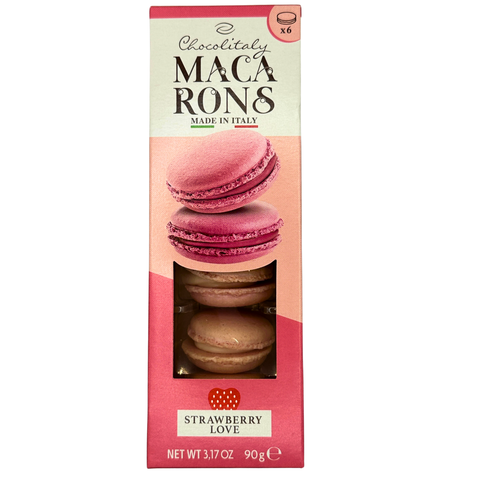 Macarons Strawberry Love