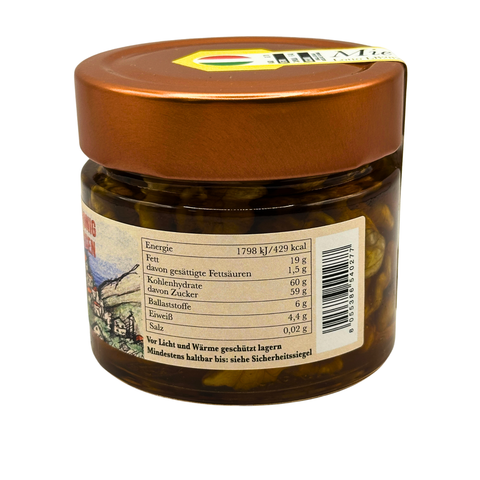 Kastanienhonig mit Walnüssen