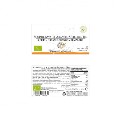 Marmellata di Arancia Siciliana Bio