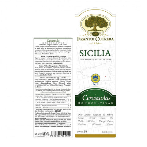 Olio Extra Vergine IGP – Cerasuola Monocultivar