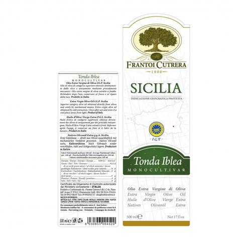 Olio Extra Vergine IGP – Tonda Iblea Monocultivar