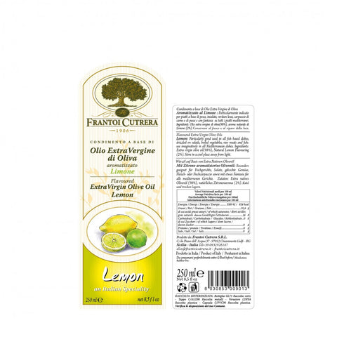 Olio Extra Vergine di Oliva aromatizzato al Limone