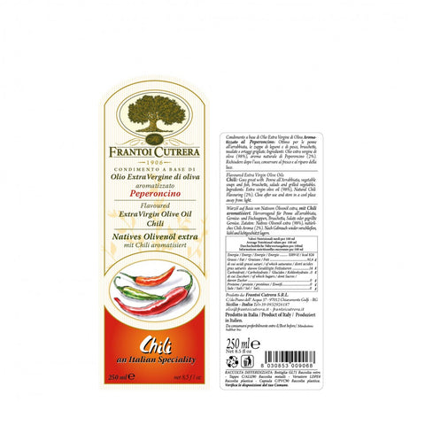 Olio Extra Vergine di Oliva aromatizzato al Peperoncino