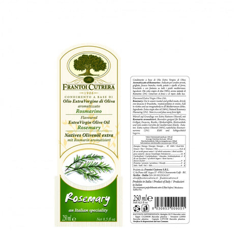 Olio Extra Vergine di Oliva aromatizzato al rosmarino