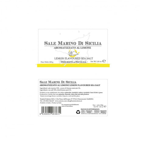 Sale Marino di Sicilia Aromatizzato al Limone